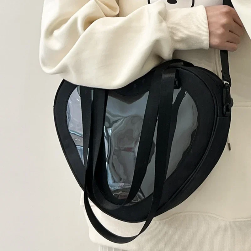 Women 2026 New Transparent Crossbody Bags Girls Purses and Handbags Ita Bag for Girls JK Uniform Bag
Women 2026 New Transparent Crossbody Bags Girls Purses and Handbags Ita Bag for Girls JK Uniform Bag