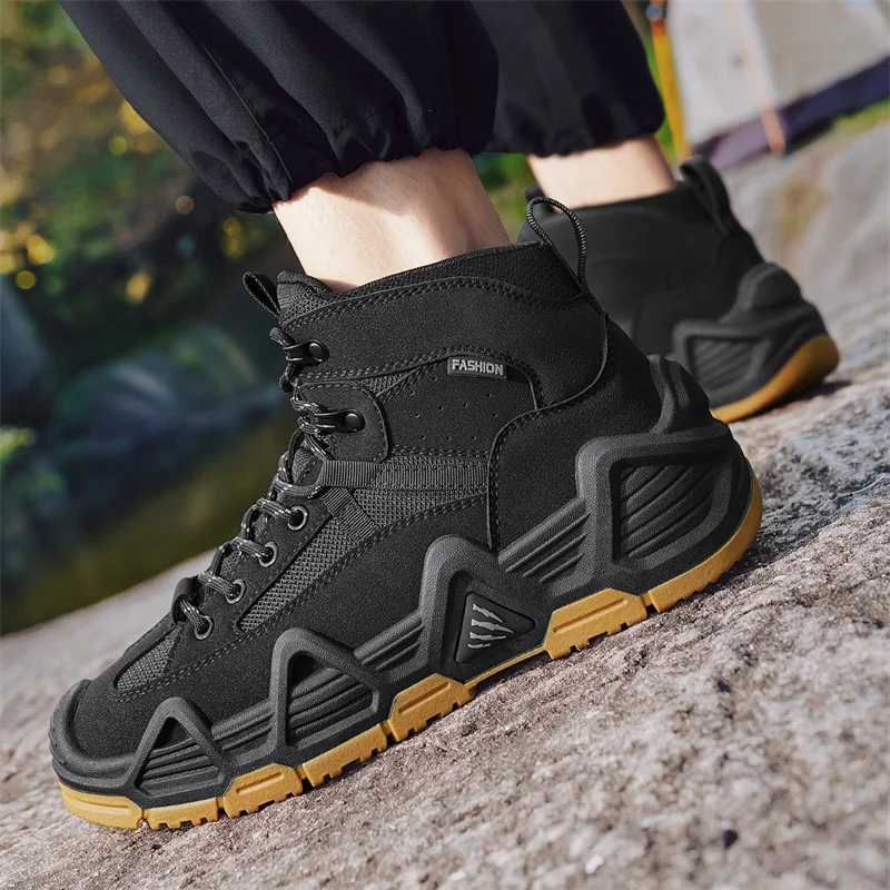 Outdoor Hiking Waterproof Straps Men Tactical Boots with Straps for Combat Training Breathable Multifunctional Motorcycle Shoes
Outdoor Hiking Waterproof Straps Men Tactical Boots with Straps for Combat Training Breathable Multifunctional Motorcycle Shoes