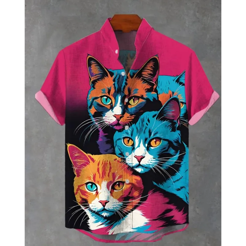 New retro shirt with 3D print, Hawaiian shirt for men, professional informal shirt with a flap, short manga shirt
New retro shirt with 3D print, Hawaiian shirt for men, professional informal shirt with a flap, short manga shirt