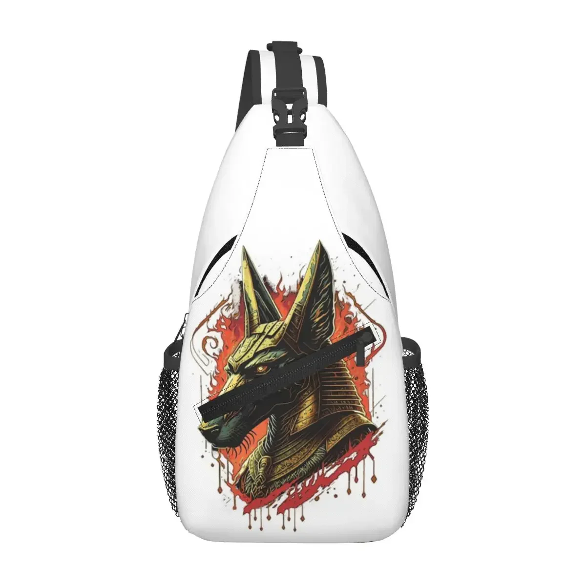 Face The Egyptian Pharaonic God Anubis Chest Bag Men Sling Crossbody Backpack Chest Bag Travel Hiking Daypack Shoulder Bag
Face The Egyptian Pharaonic God Anubis Chest Bag Men Sling Crossbody Backpack Chest Bag Travel Hiking Daypack Shoulder Bag