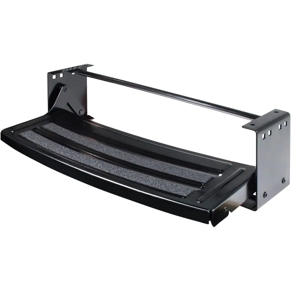 24 Manual RV Step with 300 lbs. Load Capacity, Anti-Slip, Easy Fold, Black Powder Coated for Travel Trailers and Campers
24 Manual RV Step with 300 lbs. Load Capacity, Anti-Slip, Easy Fold, Black Powder Coated for Travel Trailers and Campers