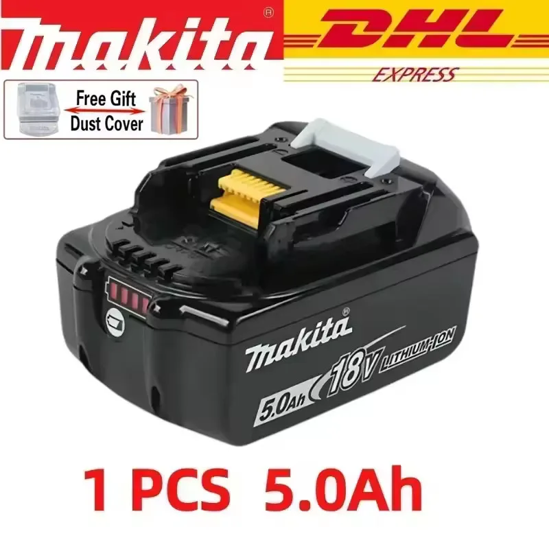 100% Original Makita 6Ah/5Ah for Makita 18V Battery BL1830B BL1850B BL1850 BL1840 BL1860 BL1815 Replacement Lithium Battery
100% Original Makita 6Ah/5Ah for Makita 18V Battery BL1830B BL1850B BL1850 BL1840 BL1860 BL1815 Replacement Lithium Battery