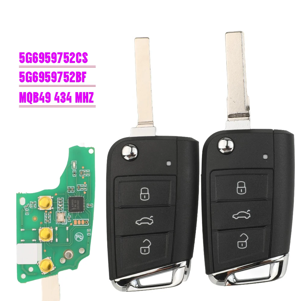 jingyuqin 3 Buttons MQB49/5C Chip 434Mhz For Volkswagen VW Golf 7 GTI MK7 B8 Touran Tiguan Caravelle Multivan Jetta 2019-2021
jingyuqin 3 Buttons MQB49/5C Chip 434Mhz For Volkswagen VW Golf 7 GTI MK7 B8 Touran Tiguan Caravelle Multivan Jetta 2019-2021