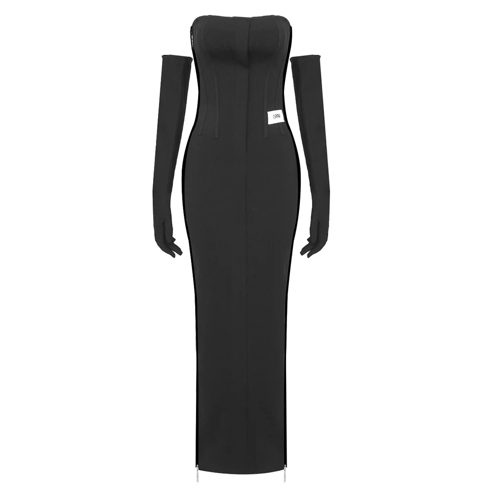Women Elegant Bandage Dress 2024 New Sexy Strapless Bodycon Clothes Club Party Midi Dresses
Women Elegant Bandage Dress 2024 New Sexy Strapless Bodycon Clothes Club Party Midi Dresses
