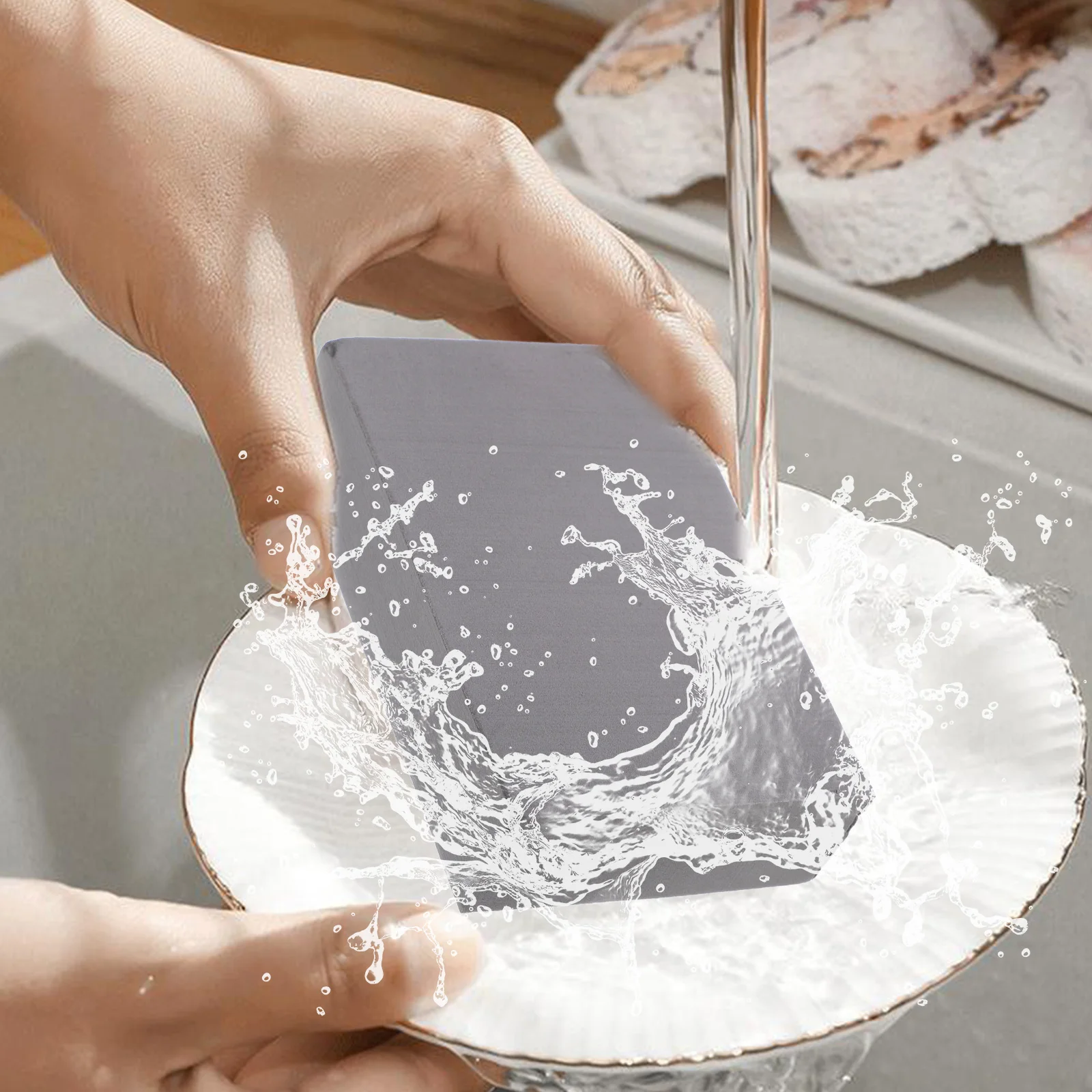 2pcs Kitchen Scrub Sponge For Dish Washing Table Wiping Non Scratch Cleaning Supplies Multi-Function Wok Sponge Compact Scrub
2pcs Kitchen Scrub Sponge For Dish Washing Table Wiping Non Scratch Cleaning Supplies Multi-Function Wok Sponge Compact Scrub