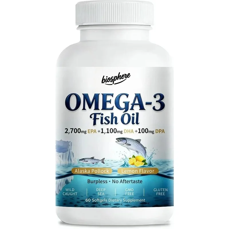 Triple Omega 3 Fish Oil Capsules 4200mg Wild Fishing
Triple Omega 3 Fish Oil Capsules 4200mg Wild Fishing