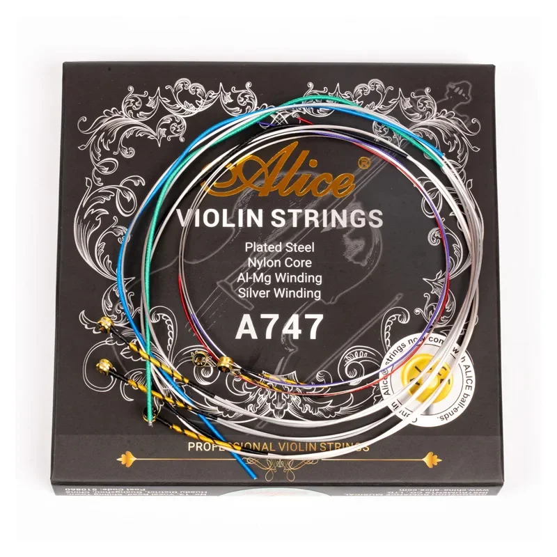 Alice Strings for Violin A747 Nylon Core Alloy Windings for 1/8 1/4 1/2 3/4 4/4 Universal Violin Accessories
Alice Strings for Violin A747 Nylon Core Alloy Windings for 1/8 1/4 1/2 3/4 4/4 Universal Violin Accessories