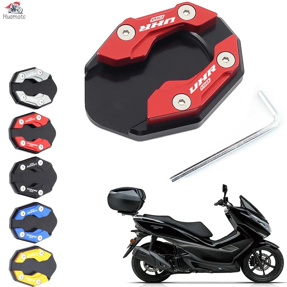 New For Haojue Uhr150 150 UHR Foot Side Stand Motorcycle Extension Plate Kickstand Foot Enlarger Accessories
New For Haojue Uhr150 150 UHR Foot Side Stand Motorcycle Extension Plate Kickstand Foot Enlarger Accessories