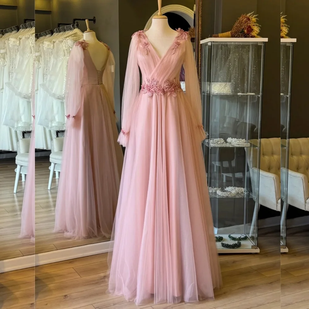 Customized Sizes Available Net Sequined Pleat A-line V-neck Long Dresses Bespoke Occasion Matching Retro
Customized Sizes Available Net Sequined Pleat A-line V-neck Long Dresses Bespoke Occasion Matching Retro