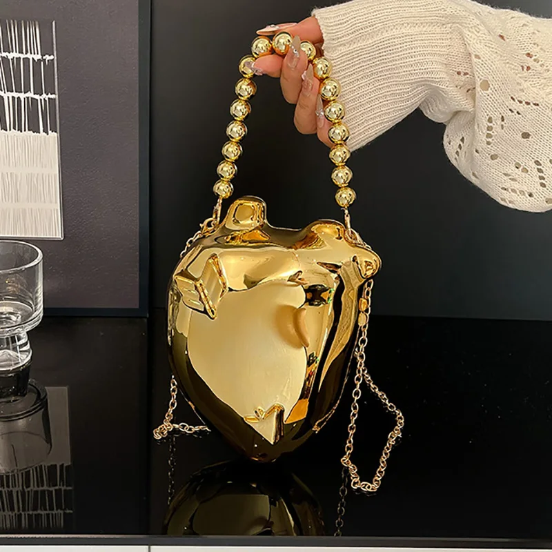 Роскошная акриловая банкетная сумка с сердечком, женская сумка, новинка 2025, жесткая сумка-коробка, сумка через плечо с цепочкой и ремешком, модная сумка для телефона 
Роскошная акриловая банкетная сумка с сердечком, женская сумка, новинка 2025, жесткая сумка-коробка, сумка через плечо с цепочкой и ремешком, модная сумка для телефона