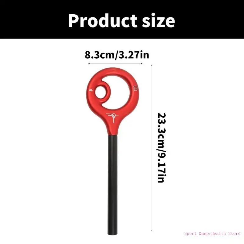 9 Rigging Descender for Rock Climbing and Abseiling Aluminum Figure Device
9 Rigging Descender for Rock Climbing and Abseiling Aluminum Figure Device