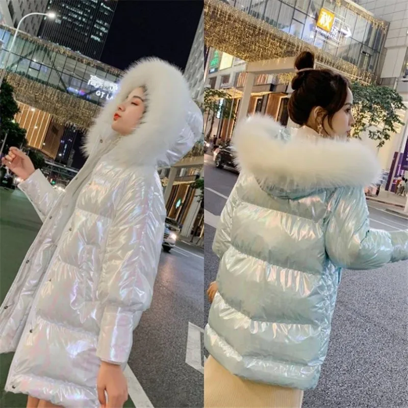 Glossy Outerwear Jacket Long Mid-Length down Cotton Coat Women's Fashion Loose Cotton Clothes Winter 2026 New Style Large Fur...
Glossy Outerwear Jacket Long Mid-Length down Cotton Coat Women's Fashion Loose Cotton Clothes Winter 2026 New Style Large Fur...