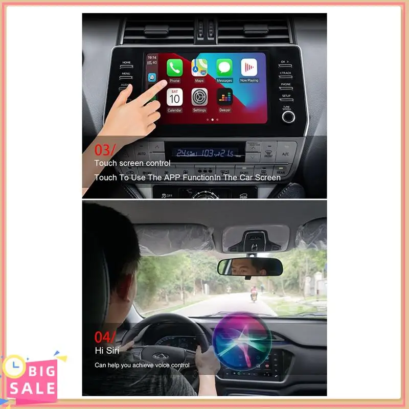 Better-Mini 6.0 Original-Car Wired To Wireless Carplay Box Dual Channel For Android Auto Car Navigation AI Box Car Universal
Better-Mini 6.0 Original-Car Wired To Wireless Carplay Box Dual Channel For Android Auto Car Navigation AI Box Car Universal