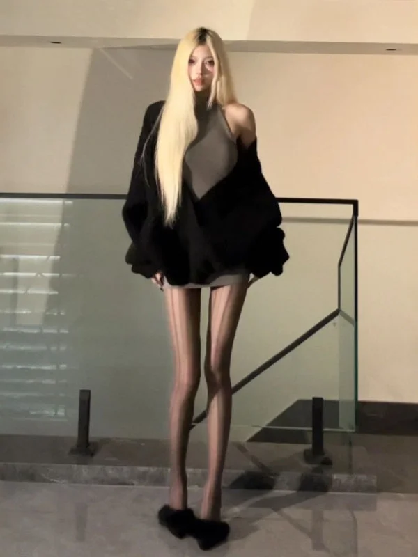 Bla Sweater And Vest Two-Piece Set Gentle Sle Comfortable Faionable Women's Autumn Casual Wear Cotton Blend Long Sve
Bla Sweater And Vest Two-Piece Set Gentle Sle Comfortable Faionable Women's Autumn Casual Wear Cotton Blend Long Sve