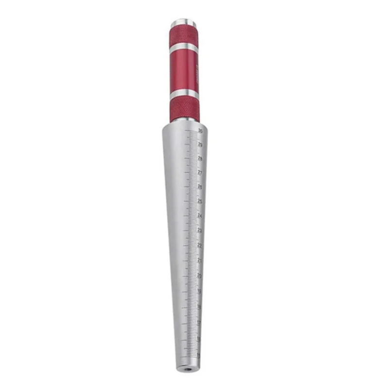 A44Z-Feeler Gauges Welding Taper Gauge -Inner Diameter 15‑30Mm Conical Taper Gauge Welding Hole Gage Ruler Measuring Tool
