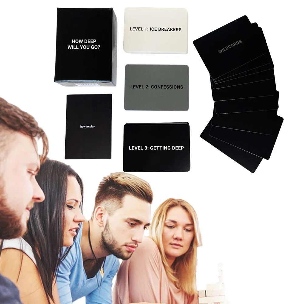 Deep Conversation Cards Game Game Night Question Card Game Conversation Starter Cards for Deepen Connection Fun for Parties
Deep Conversation Cards Game Game Night Question Card Game Conversation Starter Cards for Deepen Connection Fun for Parties
