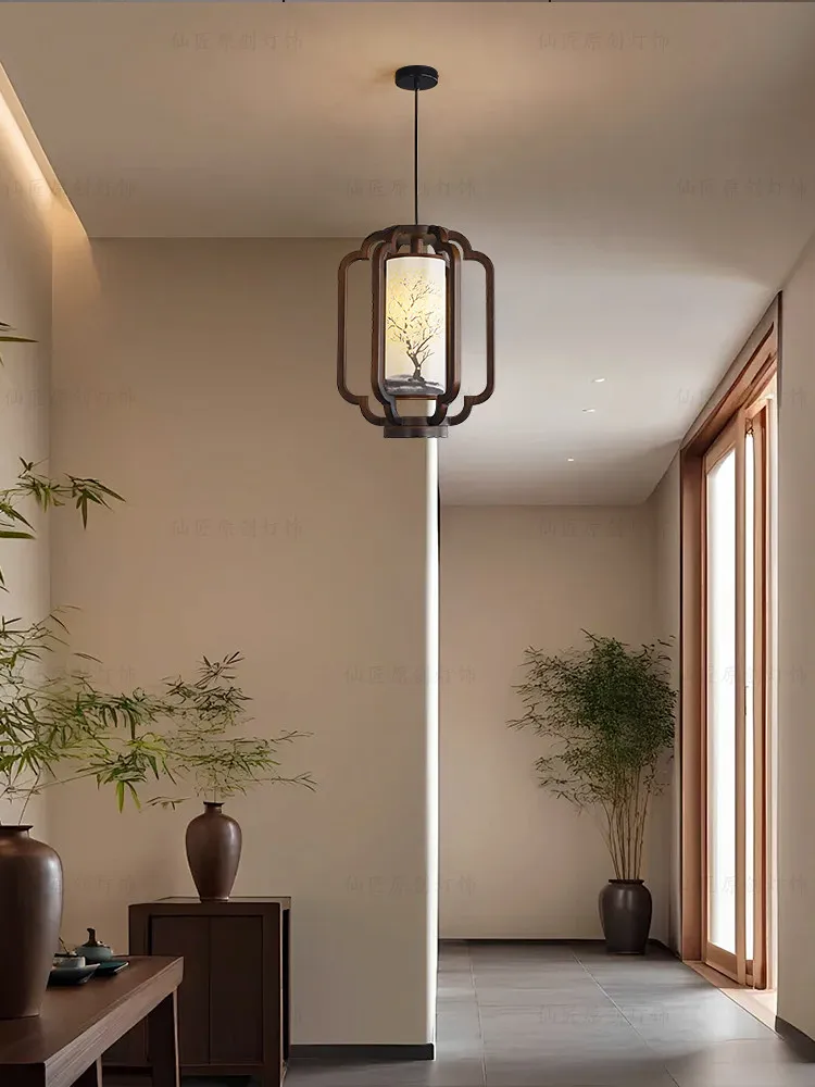 New Chinese-style entrance aisle small chandelier Chinese style Zen retro tea room courtyard corridor light
New Chinese-style entrance aisle small chandelier Chinese style Zen retro tea room courtyard corridor light