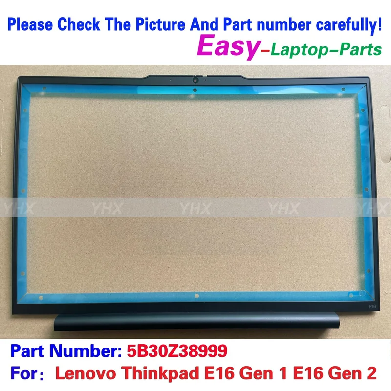 Новинка для Lenovo Thinkpad E16 Gen 1 E16 Gen 2, рамка ЖК-дисплея, передняя крышка RGB 5B30Z3899, компоненты ноутбука
Новинка для Lenovo Thinkpad E16 Gen 1 E16 Gen 2, рамка ЖК-дисплея, передняя крышка RGB 5B30Z3899, компоненты ноутбука
