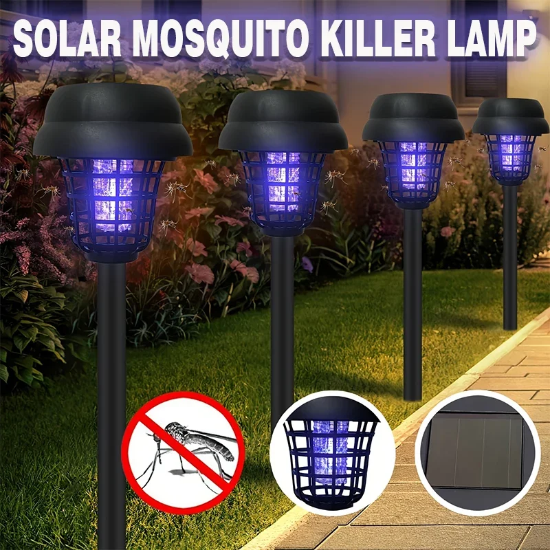 2/4 Pack Solar Mosquito Killer Lamp Outdoor,Garden Path Light,Purple Trap,IP65,Auto On/Off,Non-Toxic,Safe for Yard,Farm,Camping
2/4 Pack Solar Mosquito Killer Lamp Outdoor,Garden Path Light,Purple Trap,IP65,Auto On/Off,Non-Toxic,Safe for Yard,Farm,Camping