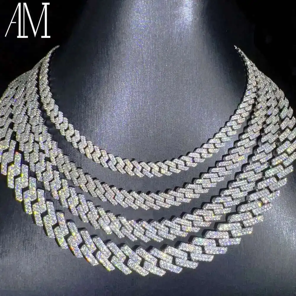 Wholesale Price 925 Silver Iced Out Chain Necklace Bracelet 8mm 10mm 12mm15 Mm Vvs Moissanite Diamond Cuban Link Ch
Wholesale Price 925 Silver Iced Out Chain Necklace Bracelet 8mm 10mm 12mm15 Mm Vvs Moissanite Diamond Cuban Link Ch