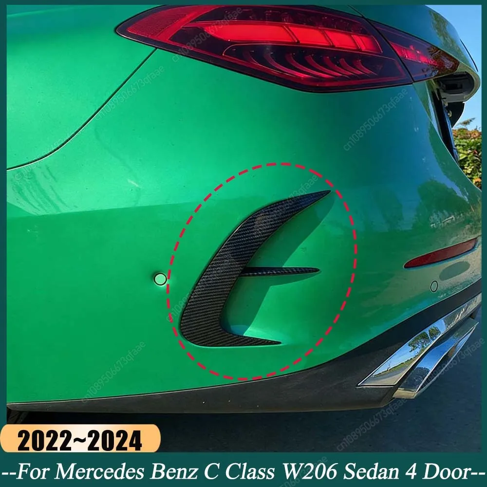 Rear Bumper Splitter Side Air Vent Canard ABS For Mercedes Benz C Class W206 C180 200 260 300 400 C43 C63s AMG 2022 To 2024 Trim
Rear Bumper Splitter Side Air Vent Canard ABS For Mercedes Benz C Class W206 C180 200 260 300 400 C43 C63s AMG 2022 To 2024 Trim