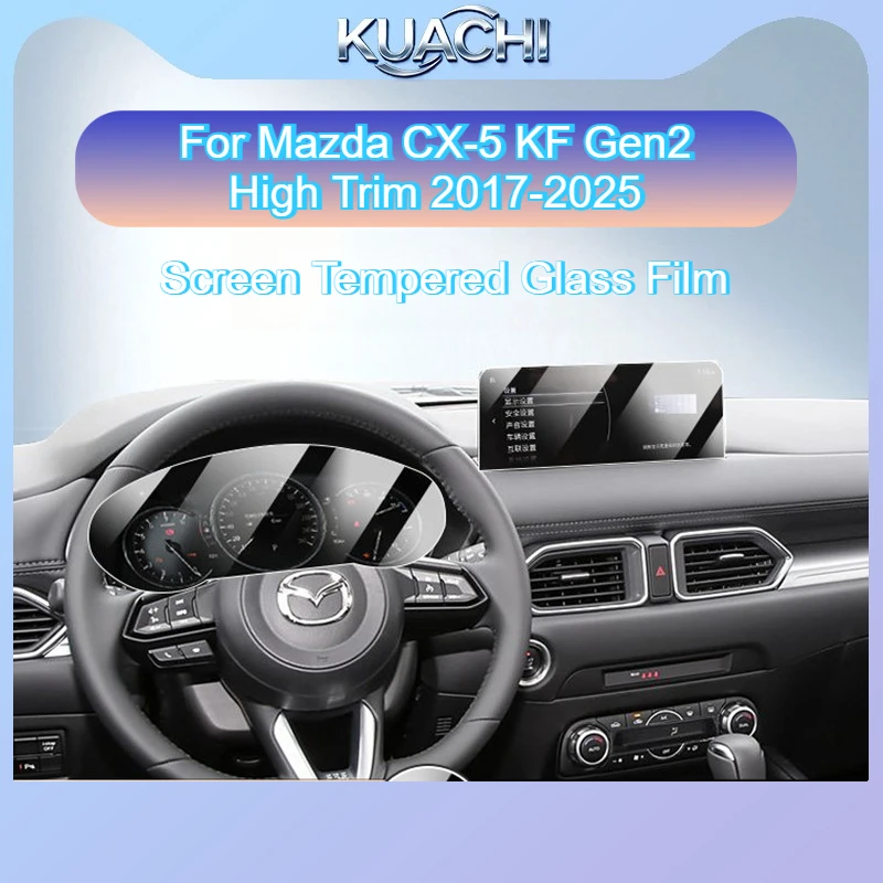For Mazda CX-5 KF Gen2 High Trim 2017-2025 7"+10.25" Screen Tempered Glass Film Protector Anti-Scratch Anti-fingerprints Clear
For Mazda CX-5 KF Gen2 High Trim 2017-2025 7"+10.25" Screen Tempered Glass Film Protector Anti-Scratch Anti-fingerprints Clear