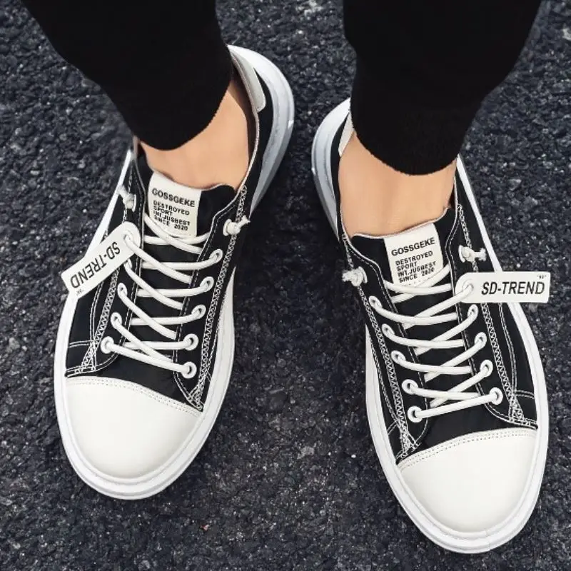 Men's Spring Breathable Canvas Shoes 2025 New Style Casual Sports Board Trendy All-Match Comfortable Rubber Sole round Toe
Men's Spring Breathable Canvas Shoes 2025 New Style Casual Sports Board Trendy All-Match Comfortable Rubber Sole round Toe