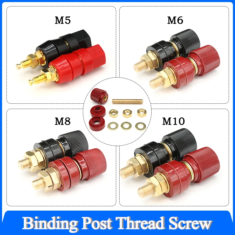 1 - 50pcs Red Black M5 M6 M8 M10 Battery Wiring Screw Bolts Clips Weld Inverter Clamps Power Supply Connectors Splice Terminal
1 - 50pcs Red Black M5 M6 M8 M10 Battery Wiring Screw Bolts Clips Weld Inverter Clamps Power Supply Connectors Splice Terminal