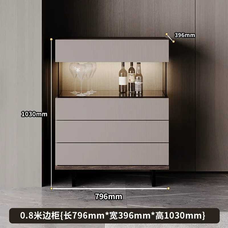 Italian minimalist bedroom living room chest cabinet light luxury high sense wall storage drawer locker
Italian minimalist bedroom living room chest cabinet light luxury high sense wall storage drawer locker