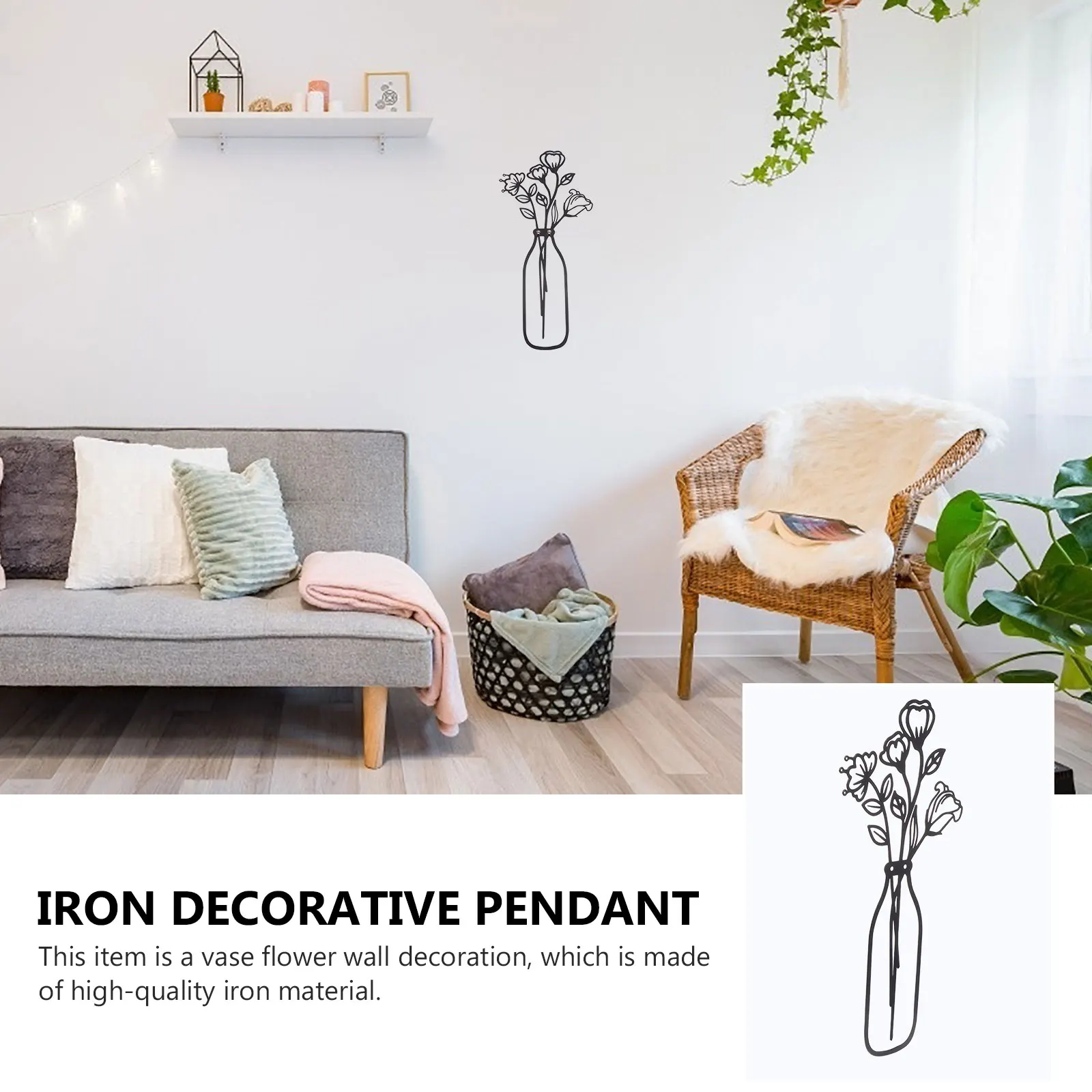 Iron Wall Vase Pendant Flower Crafts Indoor Outdoor Hanging Iron Wall Decor Home Floral nament Mini Model Display
Iron Wall Vase Pendant Flower Crafts Indoor Outdoor Hanging Iron Wall Decor Home Floral nament Mini Model Display