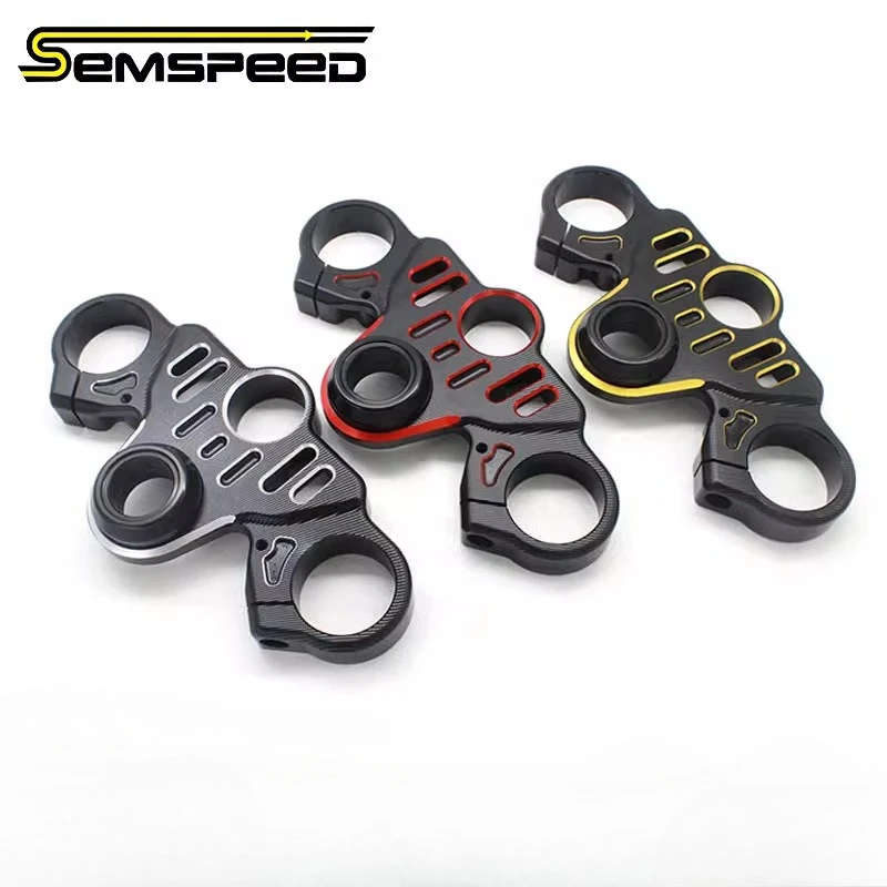 SEMSPEED CNC Top Clamp Triple TRee Handlebar Clamp Fork Bridge For QJMOTO QJ SRK600 2021-2023 Motorcycle Accessories
SEMSPEED CNC Top Clamp Triple TRee Handlebar Clamp Fork Bridge For QJMOTO QJ SRK600 2021-2023 Motorcycle Accessories
