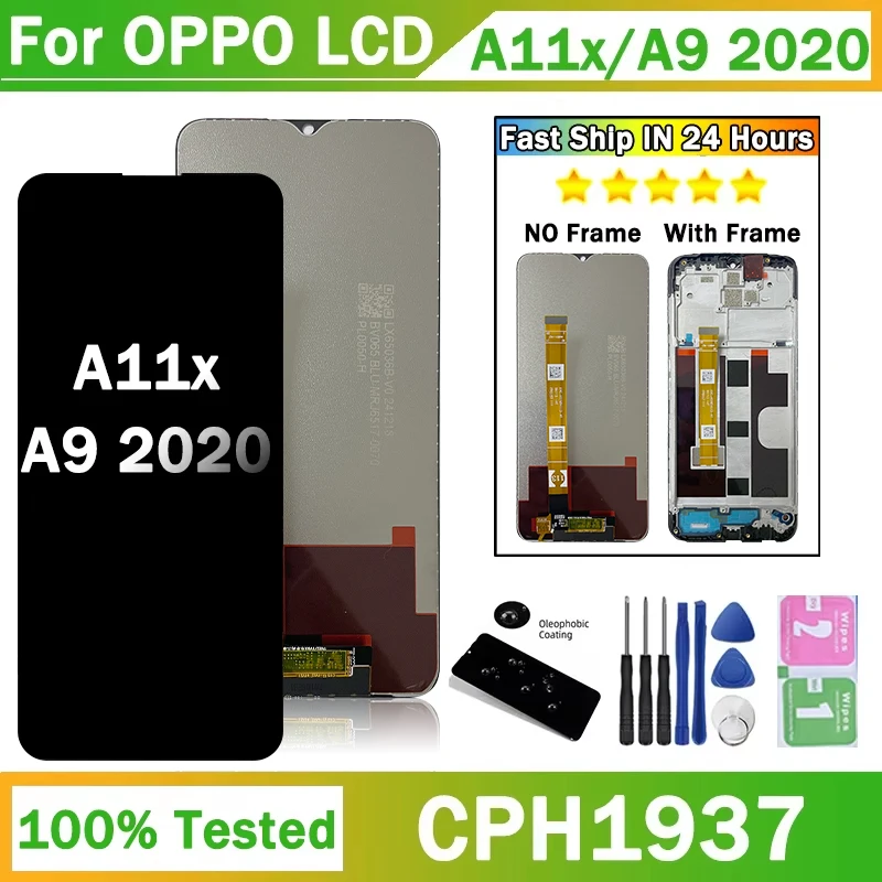 6,5-дюймовый ЖК-дисплей AAA качества для OPPO A9 2020 CPH1937, CPH1939, CPH1941, дигитайзер сенсорного экрана в сборе, дисплей A11x A11X
6,5-дюймовый ЖК-дисплей AAA качества для OPPO A9 2020 CPH1937, CPH1939, CPH1941, дигитайзер сенсорного экрана в сборе, дисплей A11x A11X