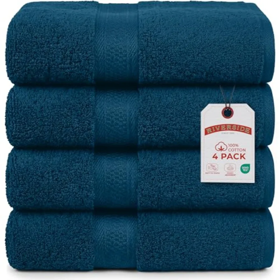 100% Ring Spun Cotton Large Set of 4, 27 x 54 Quick Dry, Soft and Highly Absorbent for Shower and room Luxury 600 GSM for Home,
100% Ring Spun Cotton Large Set of 4, 27 x 54 Quick Dry, Soft and Highly Absorbent for Shower and room Luxury 600 GSM for Home,