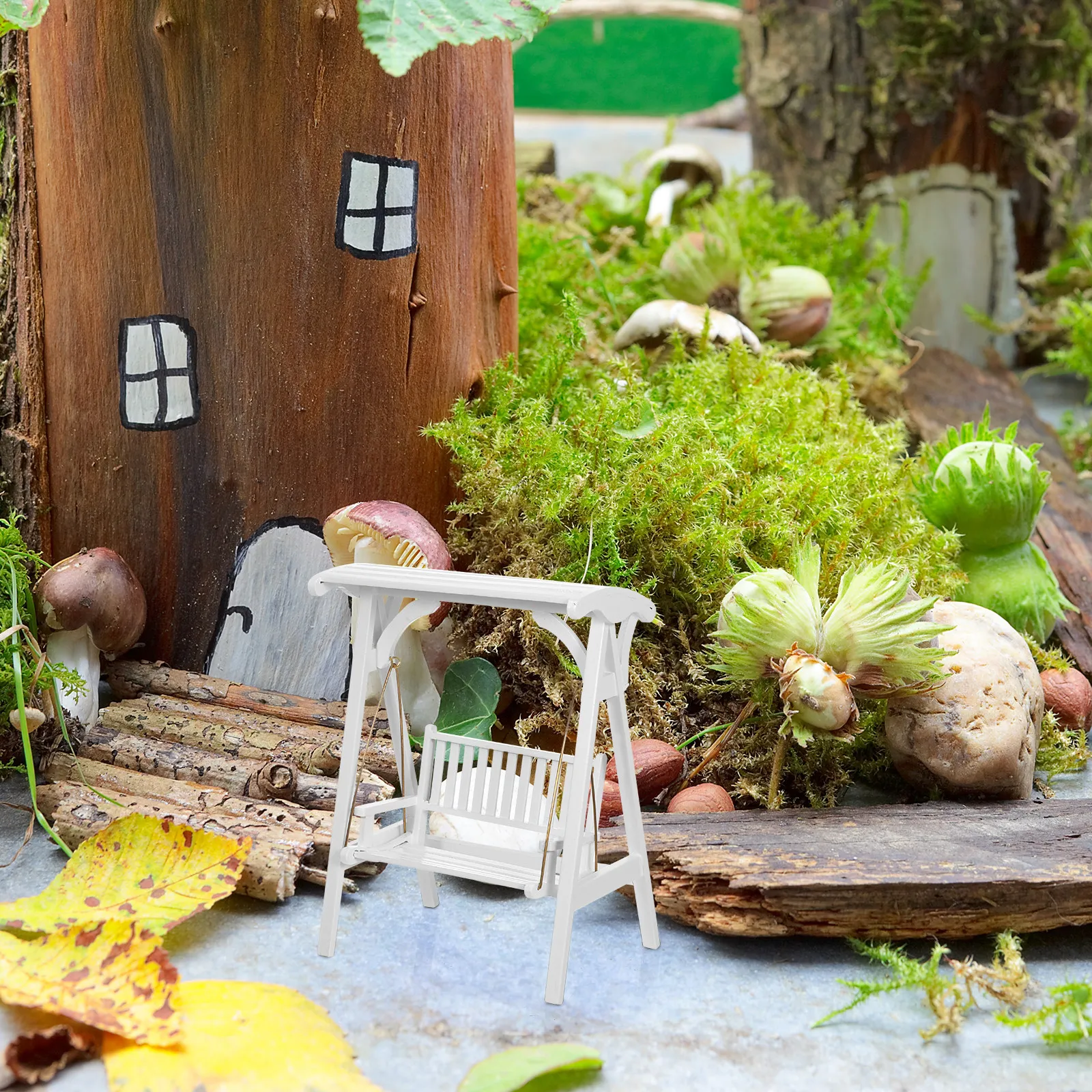 Реалистичные миниатюрные железные качели для мини-домика, украшение для сада, изысканный миниатюрный декор, украшение для миниатюрного дома, креативный декор для детей
Реалистичные миниатюрные железные качели для мини-домика, украшение для сада, изысканный миниатюрный декор, украшение для миниатюрного дома, креативный декор для детей