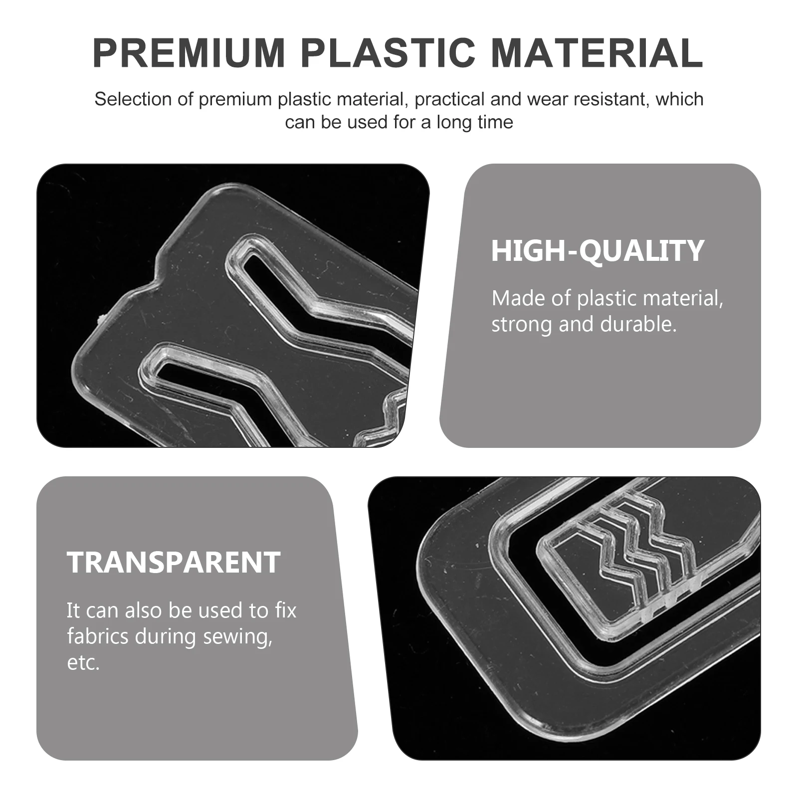 500Pcs Shirt Back Clips Transparent Plastic Shirt Packing Clamps Household Clothes Fixing Tools Plastic Clip
500Pcs Shirt Back Clips Transparent Plastic Shirt Packing Clamps Household Clothes Fixing Tools Plastic Clip