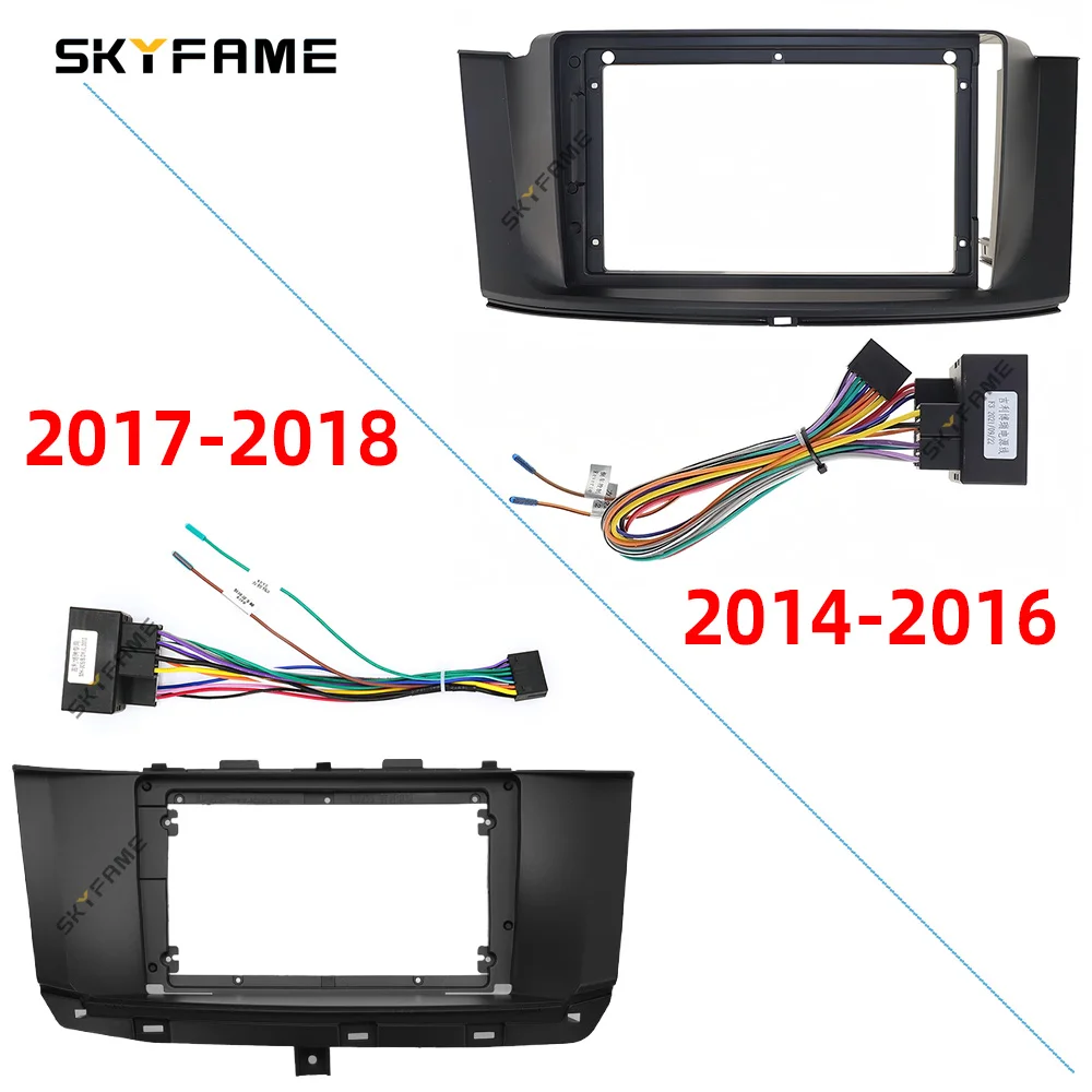SKYFAME Car Frame Fascia Adapter Decoder Android Radio Dash Fitting Panel Kit For Geely Borui GC9
SKYFAME Car Frame Fascia Adapter Decoder Android Radio Dash Fitting Panel Kit For Geely Borui GC9