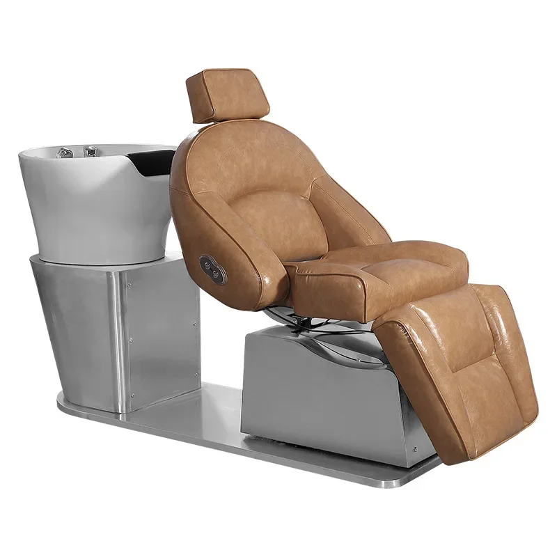 Electric Lifting Rotating Automatic Shampoo Chair Barber Shop Half Lying Flushing Bed
Electric Lifting Rotating Automatic Shampoo Chair Barber Shop Half Lying Flushing Bed