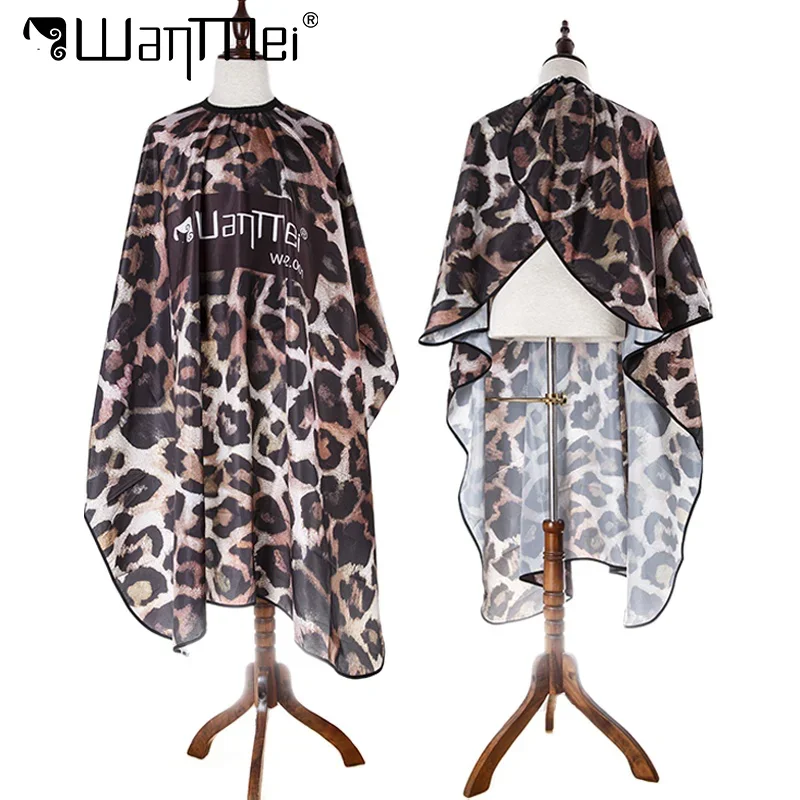 WANMEI профессиональный фартук для стрижки, ткань для окрашивания, водонепроницаемый фартук с леопардовым принтом, антистатическая накидка, инструмент для салона
WANMEI профессиональный фартук для стрижки, ткань для окрашивания, водонепроницаемый фартук с леопардовым принтом, антистатическая накидка, инструмент для салона