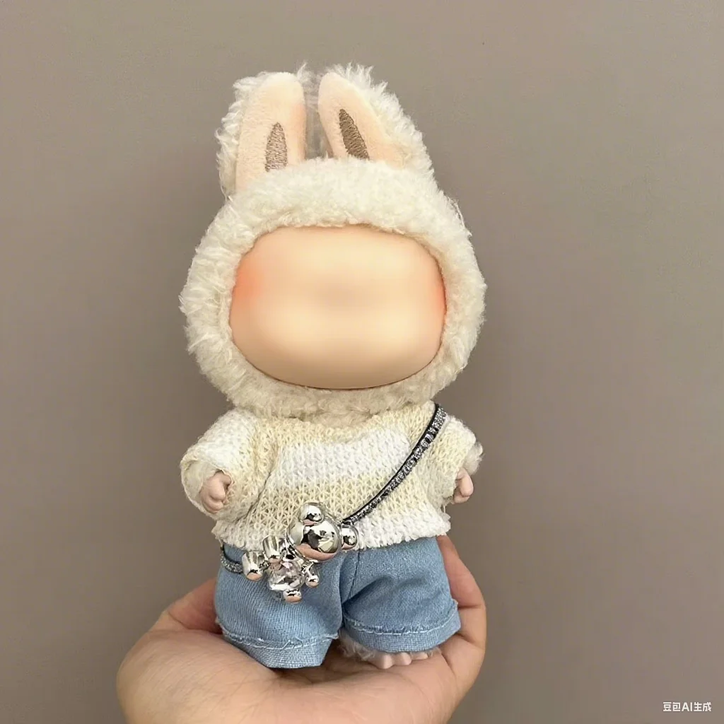 Совместим с милыми куклами Labubu 17 см, дизайнерский набор, одежда для куклы Labubu, плюшевый белый свитер, игрушки, аксессуары Labubu, роскошные
Совместим с милыми куклами Labubu 17 см, дизайнерский набор, одежда для куклы Labubu, плюшевый белый свитер, игрушки, аксессуары Labubu, роскошные