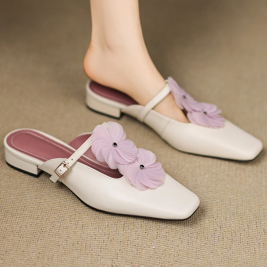 Plus size 34-41 women's sheepskin square toe flower decoration t-strap slip-on flats summer slides sandals casual daily mules
Plus size 34-41 women's sheepskin square toe flower decoration t-strap slip-on flats summer slides sandals casual daily mules
