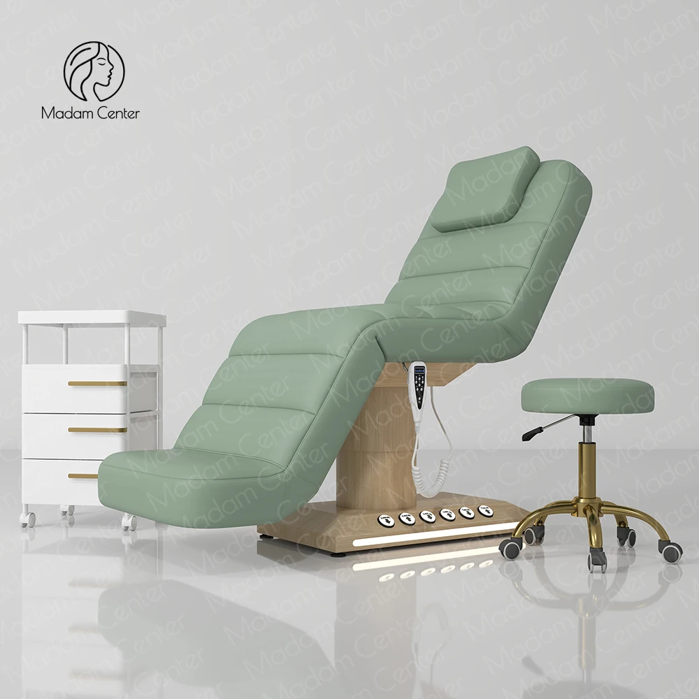 Woodgrain Beauty Cosmetic Bed Aesthetics 4 Motors Electric Facial Furniture with Foot Control for Massage Table
Woodgrain Beauty Cosmetic Bed Aesthetics 4 Motors Electric Facial Furniture with Foot Control for Massage Table