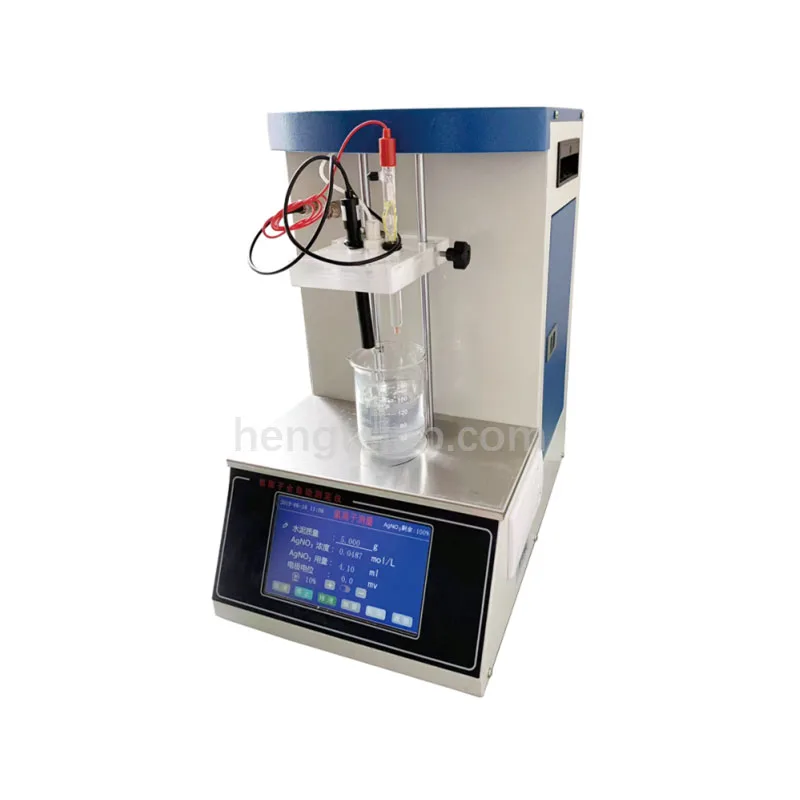 Hot Sale Fully Automatic Cement Chloride Ion ZCL-III Cement Chloride Ion Detector Potentiometric Titration Method
Hot Sale Fully Automatic Cement Chloride Ion ZCL-III Cement Chloride Ion Detector Potentiometric Titration Method