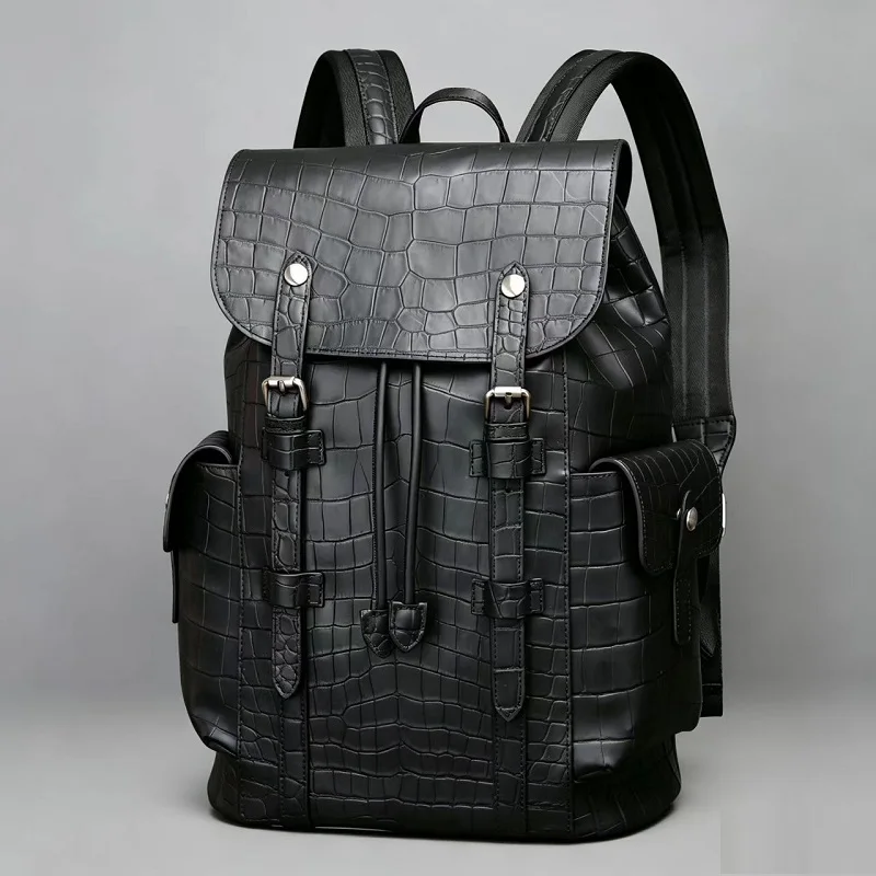 2026 new arrvial natural real leather black matte backpack PDD022
2026 new arrvial natural real leather black matte backpack PDD022