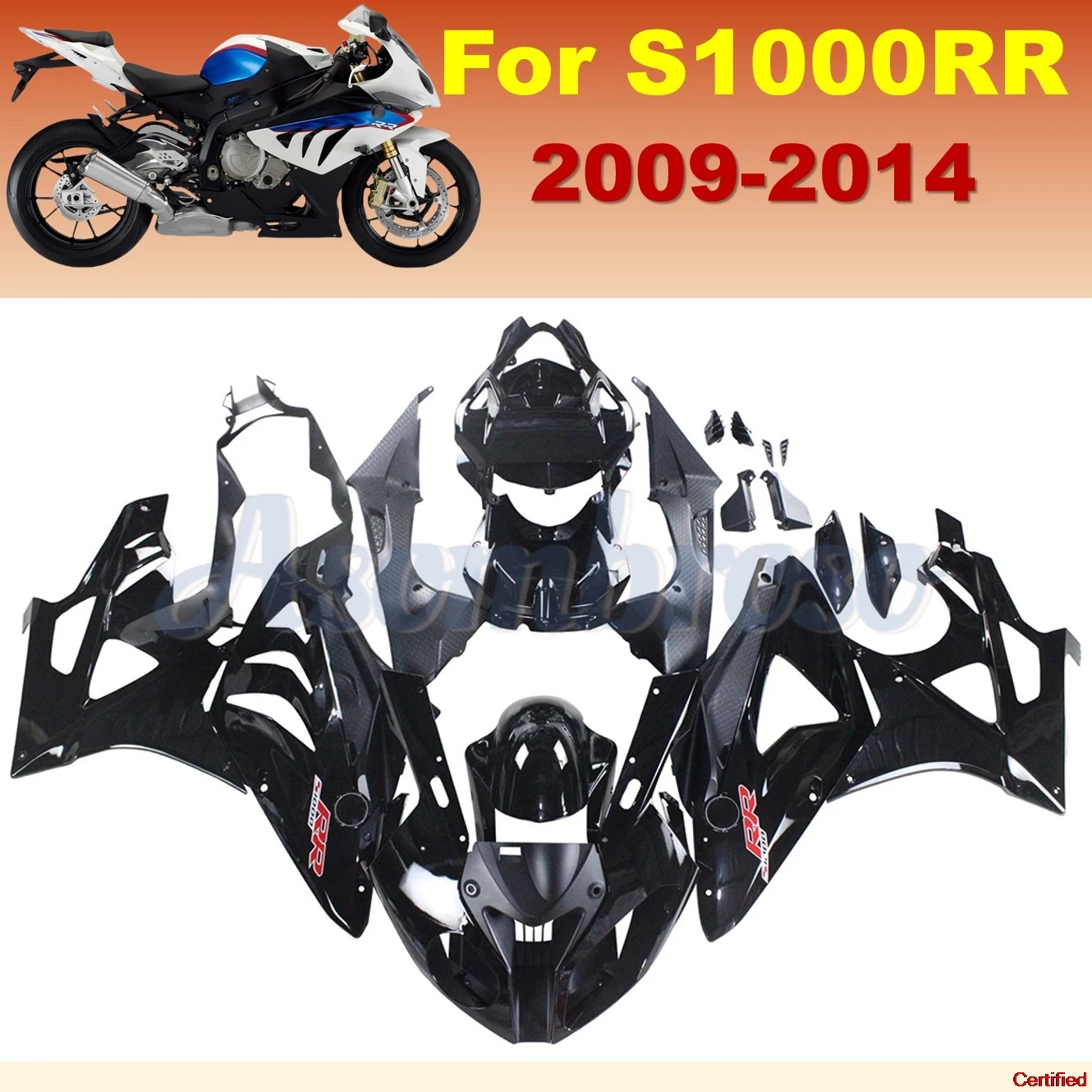 Custom Fairing kit for BMW S1000RR 2009 2010 2011 2012 2013 2014 S1000 09 10 11 12 13 14 Gloss Black Bodywork Shell Cover
Custom Fairing kit for BMW S1000RR 2009 2010 2011 2012 2013 2014 S1000 09 10 11 12 13 14 Gloss Black Bodywork Shell Cover