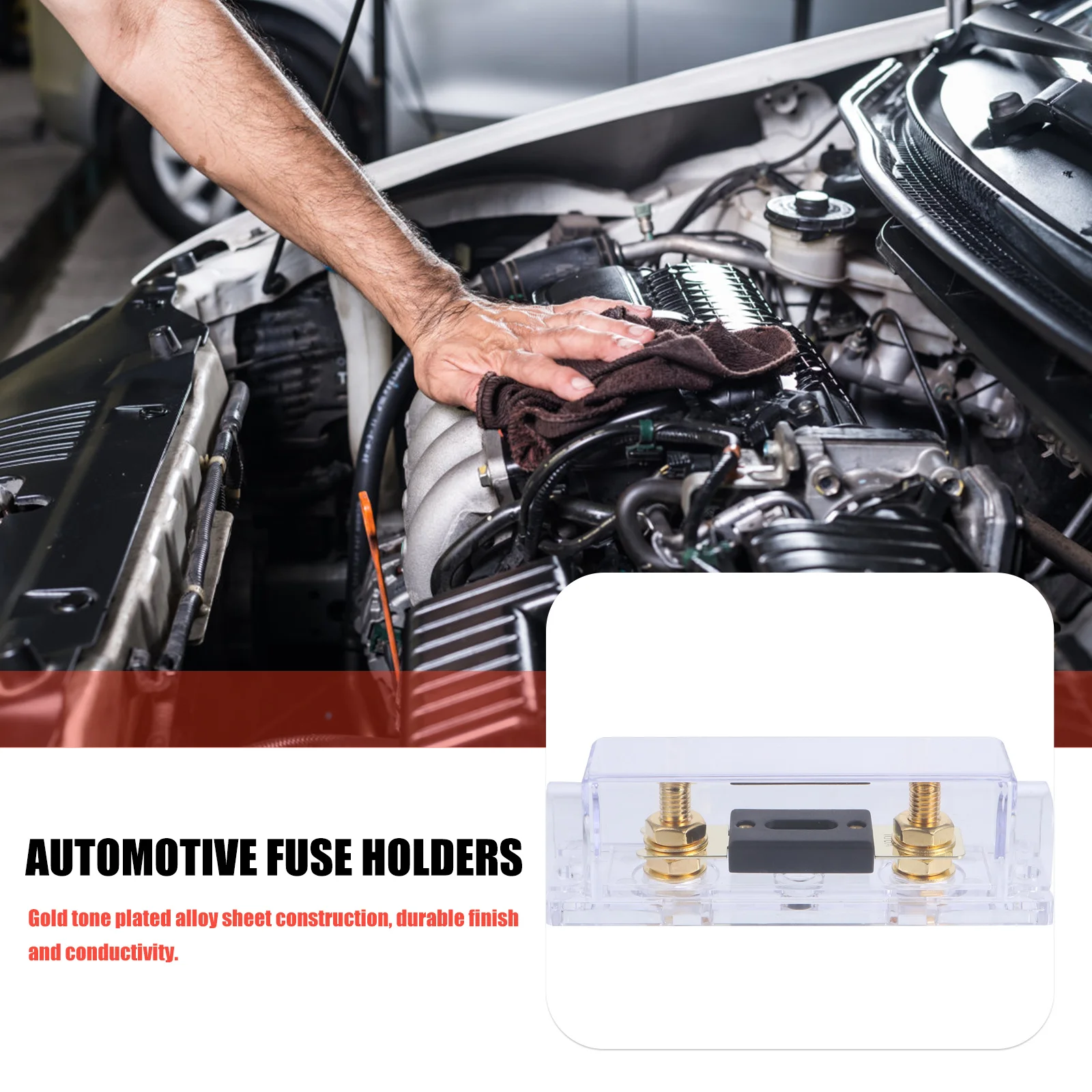 Tone Automotive Fuse Holder Bolt-on Fusible Link Easy Installation Car Audio Inverter Distribution Block Terminal
Tone Automotive Fuse Holder Bolt-on Fusible Link Easy Installation Car Audio Inverter Distribution Block Terminal