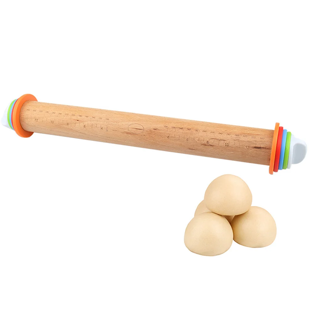 Wood Rolling Pin 2mm 3mm 6mm 10mm Removable Discs Non stick Easy Clean Guide Scale Adjustable Thickness Sticks for Baking
Wood Rolling Pin 2mm 3mm 6mm 10mm Removable Discs Non stick Easy Clean Guide Scale Adjustable Thickness Sticks for Baking
