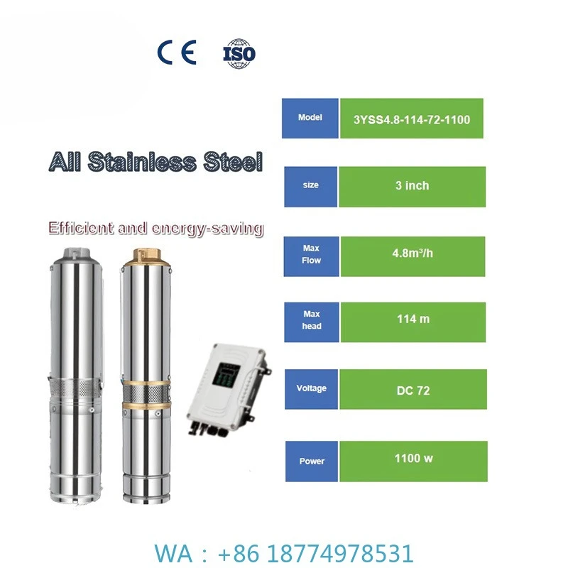 Sootor with Stainless Steel Impeller OEM/ODM Customizablelar Water Pump for Agriculture Irrigation Low Pressure DC M
Sootor with Stainless Steel Impeller OEM/ODM Customizablelar Water Pump for Agriculture Irrigation Low Pressure DC M