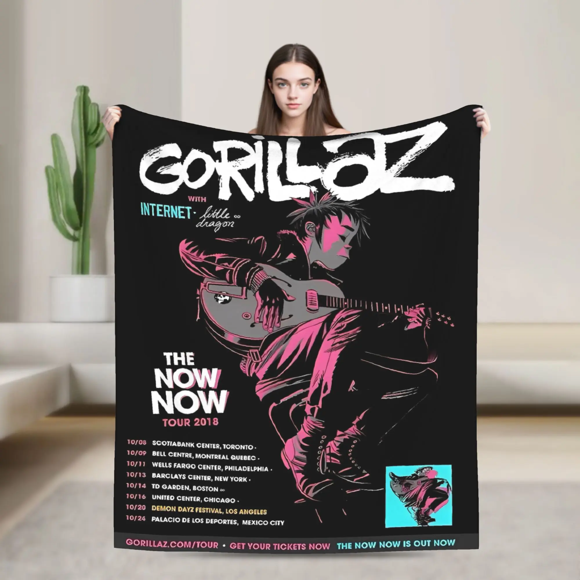 Soft Blanket Airplane Travel Music Band G-gorillazs Throw Blanket Flannel Bedspread For Bedroom Comfortable Sofa Bed Cover
Soft Blanket Airplane Travel Music Band G-gorillazs Throw Blanket Flannel Bedspread For Bedroom Comfortable Sofa Bed Cover