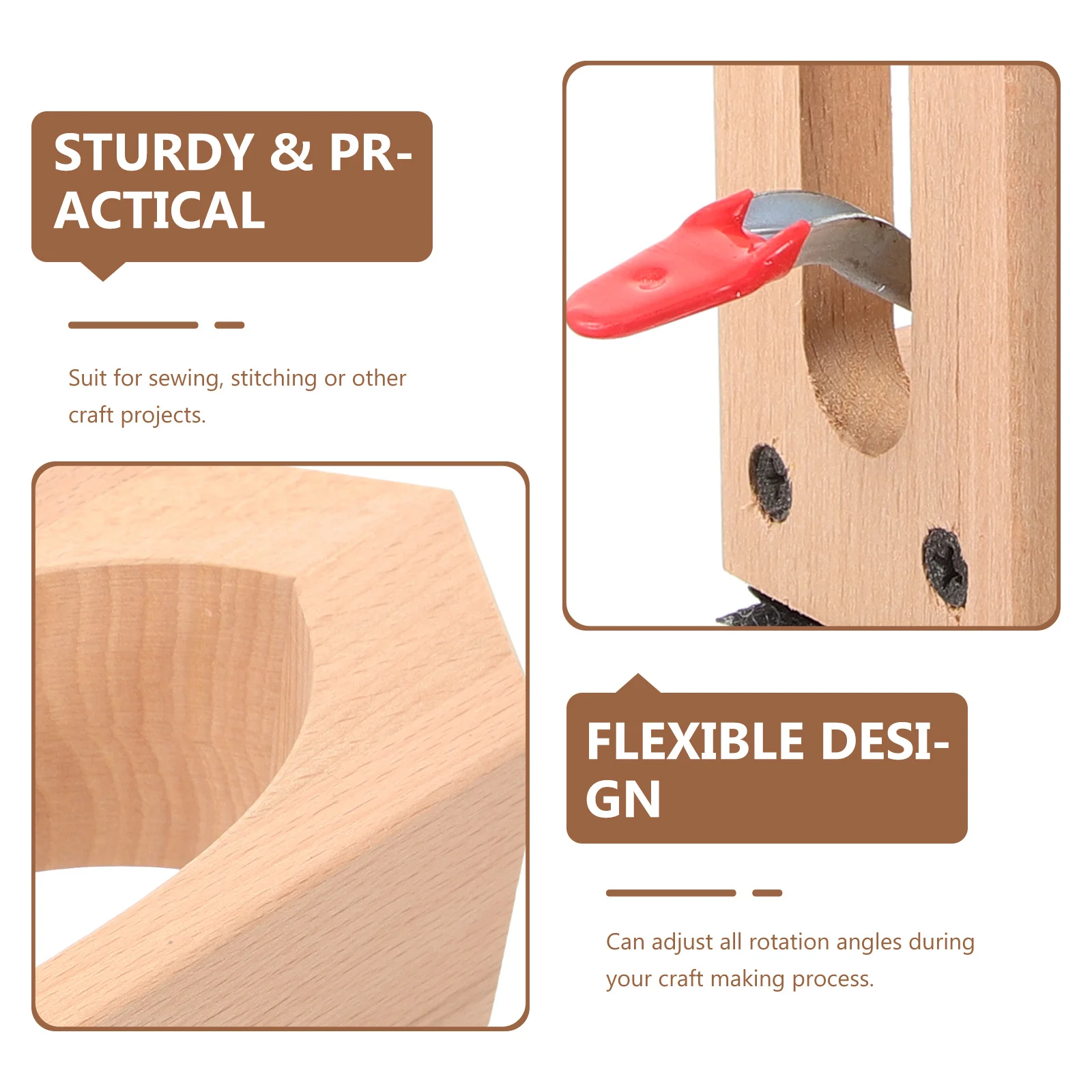 Wooden Stitching Manual Tools Easy to Use Save Time Effort Long Lasting Wear Resistant DIY Lovers Gift
Wooden Stitching Manual Tools Easy to Use Save Time Effort Long Lasting Wear Resistant DIY Lovers Gift