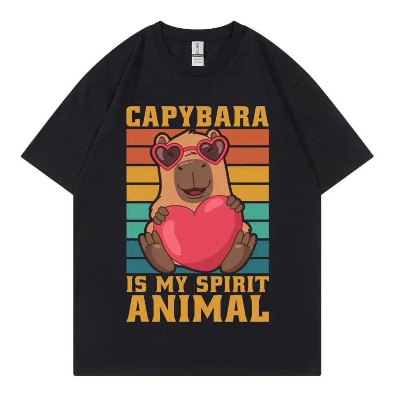 Cute Heart Holding Capybara Funny Graphic T Shirts Men Women Clothing Harajuku Y2k T-shirt Fashion Casual Short Sleeve T-shirts
Cute Heart Holding Capybara Funny Graphic T Shirts Men Women Clothing Harajuku Y2k T-shirt Fashion Casual Short Sleeve T-shirts
